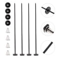 thumbnail image 1 of Phenofice 1Set Radiator Fan Mounting Kit Black Plastic for Car Accessories Radiator Mounts, 1 of 8