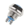 thumbnail image 1 of Colaxi 12mm Metal Blue Push Button Waterproof Momentary Switch Srcrew Terminal IP67 For Car Auto Engine PC, 1 of 7