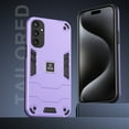 thumbnail image 4 of Feishell Military Shockproof Samsung Galaxy S24 Case [2 Layer Structure][Military Grade Anti-Drop] Hard Slim Camera Protection Rugged Case, Heavy Duty Protective Case for S24,Purple, 4 of 7