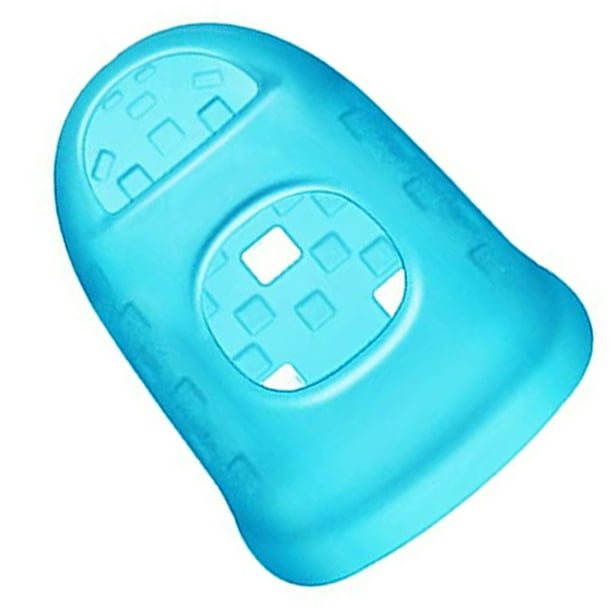 Tholdsy Puntas de dedos de guitarra de silicona Protectores de dedos Antideslizantes Resistentes al desgaste Púas protectoras multicolores azul cielo M 50Conjunto