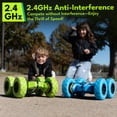 thumbnail image 6 of Threeking Remote Control Flip Stunt Car Double Sided Driving Crawler Toys, Quick-Swap Modular Battery Durable RC Cars with Auto Demo Breathing Soft Lights Gifts for Boys Girls Ages 6-12, 6 of 6