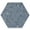 Blue, variant on Industry Tile 8x10 Hexagon Spark Blue Porcelain Tile (1 Sample)