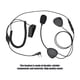 thumbnail image 5 of Auriculares para motocicleta K Head Radio Walkie talkie impermeable PTT, 5 of 8
