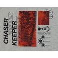 thumbnail image 4 of Harry Potter Chaser Beater Keeper Seeker Long Sleeve Athletic Heather Graphic Tee- XL, 4 of 4