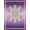 Purple Lavender, Pattern 1, variant on Design&I 8'x10' Washable Area Rug Extra Large Skid-Resistant Low Profile Boho Abstract Ombre Border Watercolor Gradient Blended Purple Flowing Dynamic for Living Room, Family