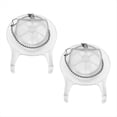 thumbnail image 1 of 2PCS Toilet Flappers Replacement for GA715014-GEG1 3 Inch with Stainless Chain and Hook-Reliable Toilet Flapper,2 * Reliable Toilet Flapper,Transparent, 1 of 6