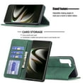 thumbnail image 4 of Allytech Case for Galaxy S22 Cover for Samsung Galaxy S22 5G, Flip PU Leather Wallet Magnetic Closure Card Slots Holder Full Protection Foldable Stand Case for Galaxy S22 [6.5 inch], Green, 4 of 6