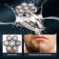 thumbnail image 5 of Afeitadora eléctrica de 7 cabezales con carga USB, cuchillas de acero inoxidable, afeitado rápido para hombres, recortadora de barba, recortadora de pelo, regalo plateado., 5 of 5