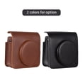 thumbnail image 4 of Instant Camera Storage Case Camera Bag PU Leather Magnetic Buckle with Shoulder Strap Compatible with, 4 of 7