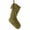Green, variant on Quilted Velvet Christmas Stocking, Large Bow Decor Xmas Stocking, Farmhouse Neutral Christmas Stockings for Fireplace Mantel Holiday Home Decor