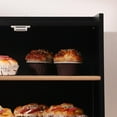 thumbnail image 3 of Bread Box Bamboo Bread Box with Double Layers & Clear Window – Large Countertop Bread Storage Organizer for Loaves, Pastries & Baked Goods, Farmhouse Style Kitchen Container, 3 of 7
