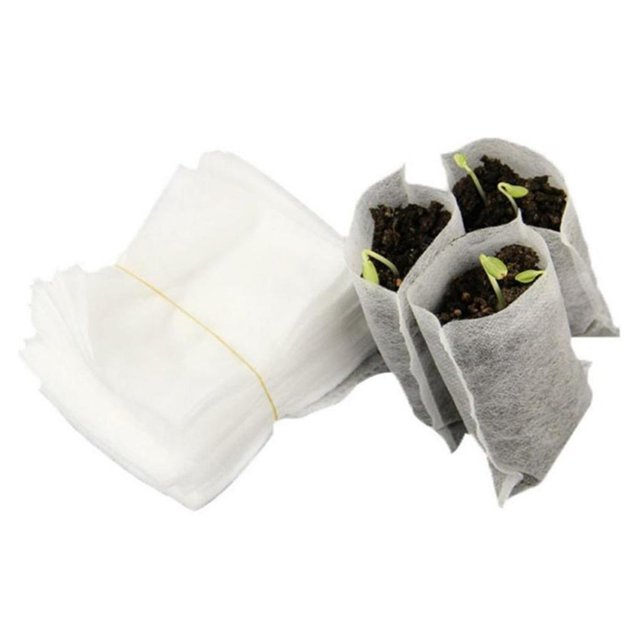 Bolsa De Plántulas Degradable No Tejida De 100 Uds., Bolsa De Plantación Para Flores Y Verduras Speravity HA026554-00