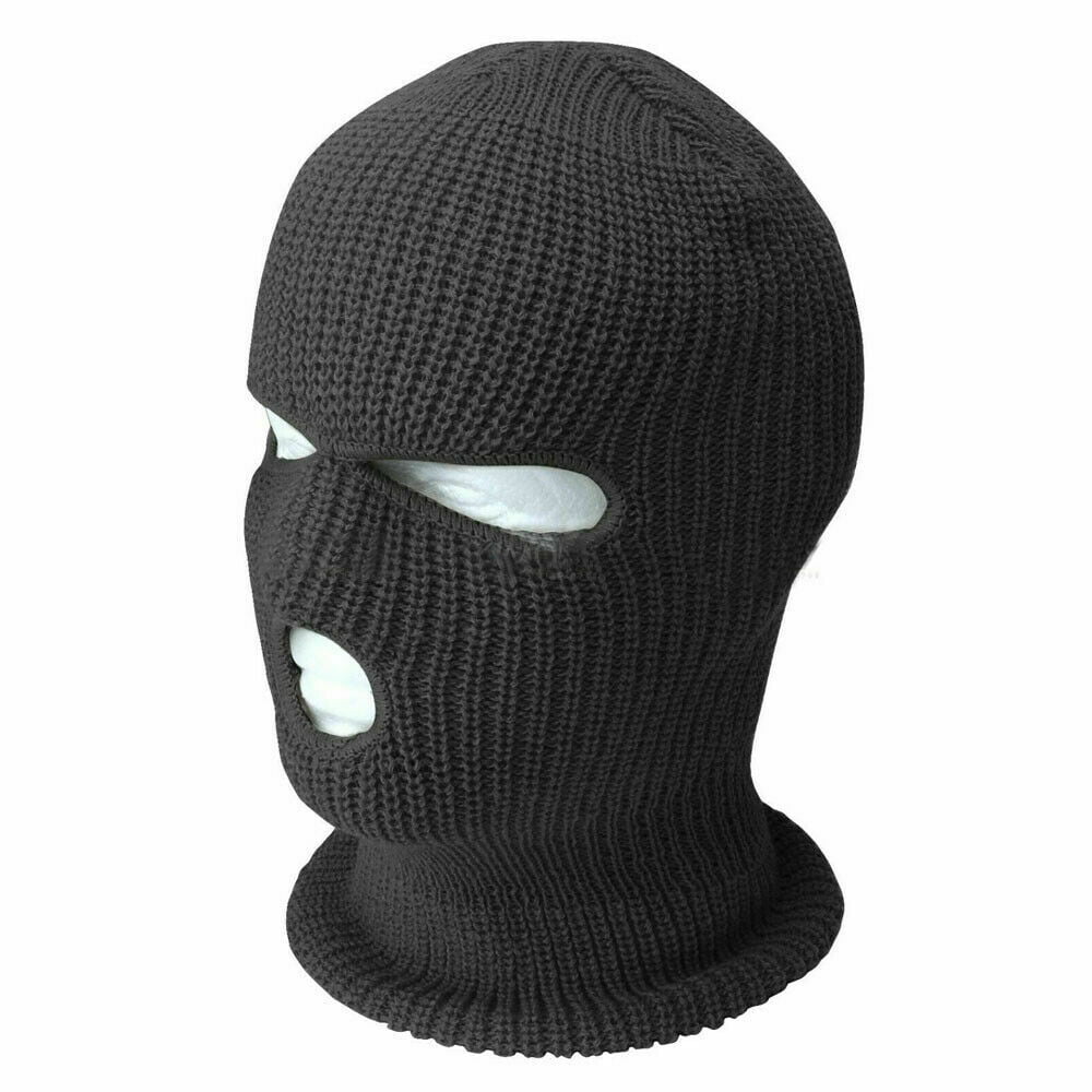 EIMELI Knit Sew Acrylic Outdoor Full Face Cover Thermal Ski Mask One ...