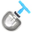 thumbnail image 1 of Drinker Bowl, Stainless Steel, Durable, Easy Installation, Suitable for Various Cages, 10 Sets, 1 of 7