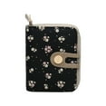 thumbnail image 1 of Toystoory Cartera corta de flores para mujer, monedero de cuero PU, cremallera, tarjetero, monedero Mochilas de mochilero, 1 of 6