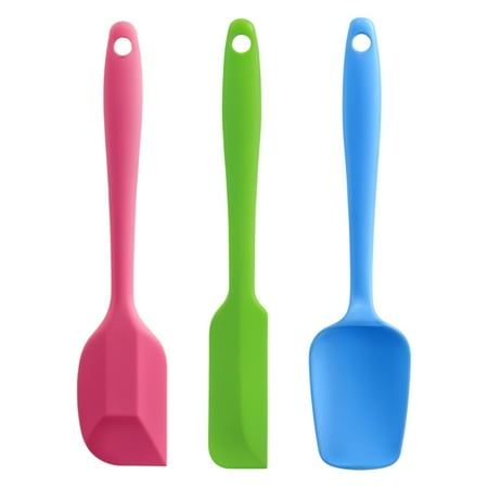 

Mini Spatula Set (3 Pieces) Multicolor – Compact and lightweight perfect for baking stirring and handling delicate tasks ideal for everyday kitchen use.