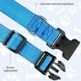 thumbnail image 3 of GHSDFBB Reflective Dog Collar, Sturdy Nylon Collars for Large Girl and Boy Dogs, Adjustable Dog Collar with Quick Release Buckle, SkyBlue, 3 of 6