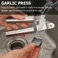 thumbnail image 6 of Stainless Steel Garlic Crusher and Peeler Kitchen Tool Heavy Duty Press for Easy Garlic Crushing, 6 of 6