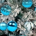 thumbnail image 4 of 36 pcs Christmas Ball Ornaments 2.36 Inches Hanging Ornaments Neutral Ornament Set Christmas Baubles Hanging Balls for Holiday Xmas Tree Wedding Decorations The Holiday, 4 of 6