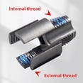 thumbnail image 2 of 4 In 1 Water Pipe Wrench, Pipe Tapping And Threading Tool, 2-In-1 Internal & External Pvc Pipe Threading Tool Kit, 1/2'' And 3/4'' Water Pipe Internal And External Integrated Threader (1/2''+3/4''), 2 of 8