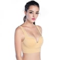 thumbnail image 1 of Zhongxinda Women Girl'S Bras Racer Back Bra Seamless Wireless Underwear Bra Full Coverage, 1 of 6