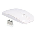 thumbnail image 4 of Ratón inalámbrico inteligente, delgado, portátil, 2,4G, inalámbrico con receptor USB para ordenador portátil de oficina, tableta, color blanco, 4 of 5