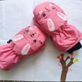 thumbnail image 4 of Otqutp Toddlers Winter Mittens,Non-Slip Snow Gloves Warm Ski Gloves for Baby Girls Boys Winter Gloves for Skiing Outdoor Activities(Pink,3-8 Years), 4 of 4