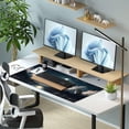 thumbnail image 4 of Moon and Cloud Desk Mat Mouse Pad, Large Gaming Desk Pad with Stitched Edges, Non-Slip Computer Mousepad for Desk, Extended XXL Keyboard and Mouse mat 31.5 x 15.7 in, 4 of 6