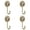 Light Brown, variant on HWHCGZ 4Pcs Self Adhesive Wall Hooks Base Decorative Hangers for Bathroom Kitchen and Hallway Easy to Install No Residue,Light Green
