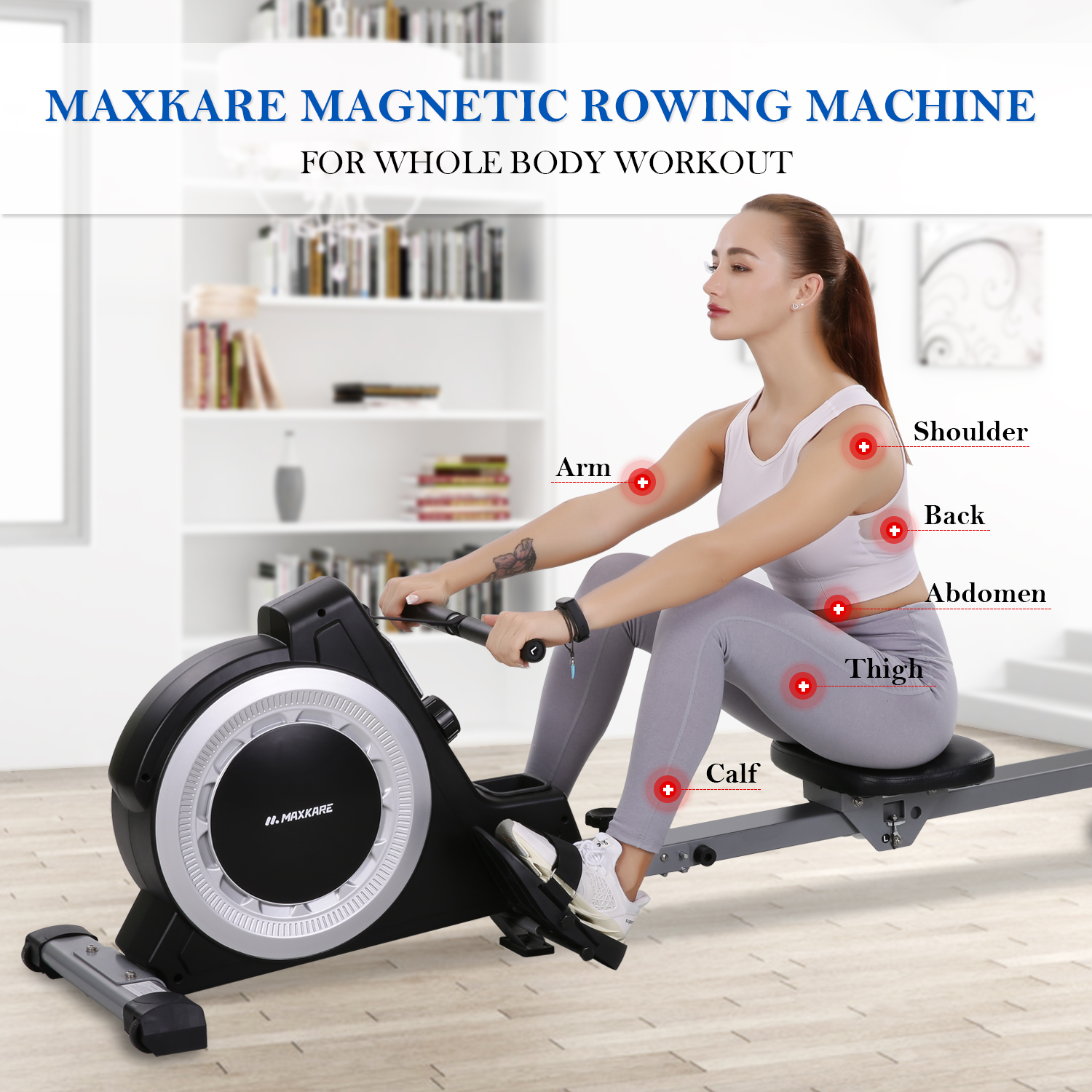 repco recumbent bike rowing machine
