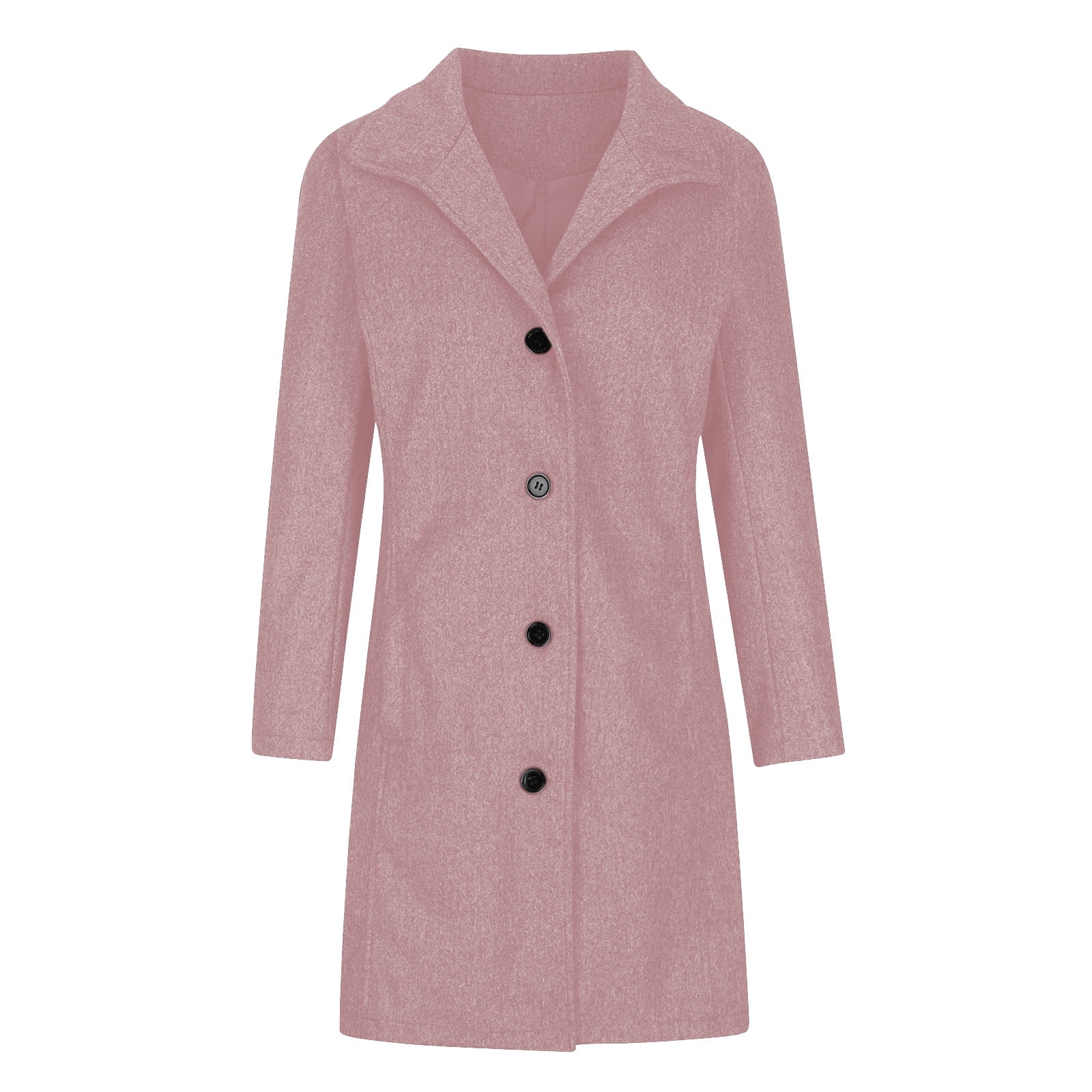 Jjayotai Women's Winter Wool Blend Pea Coat Clearance, Stand