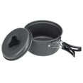 thumbnail image 4 of Riwcyla 10pcs Camping Cookware Mess Kit Cookset Cooking Equipment Pot Pan Bowls Backpacking Hiking Gear, 4 of 6