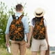 thumbnail image 4 of Disketp Daisies print Canvas Backpack Lightweight Travel Daypack Student Rucksack Laptop Backpack-Medium, 4 of 5