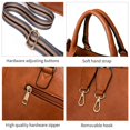 thumbnail image 4 of Leather Tote Bag for Women Vintage Hobo Western Crossbody Shoulder Bag Trendy Anti-thief Lady Purses Handbags, 4 of 7