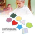 thumbnail image 3 of Sensory Tiles, 8pcs Felt Textured Breathable Sensory Wall Panels Assorted Soft  for Autistic Kids, 3 of 7