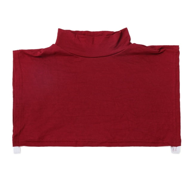 Detachable Collar Accessory for All Seasons Versatile Layering Fashion False Collar Womens Solid Color Comfortable Collarless