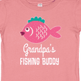 thumbnail image 4 of Inktastic Grandpa Fishing Buddy Girls Fish Girls Baby T-Shirt, 4 of 5