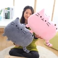 thumbnail image 4 of Almohada de felpa para gato y galleta Kawaii, cojín de gatito, juguete de peluche colorido suave, decoración del hogar, artículos para el hogar, regalos de navidad, 4 of 4