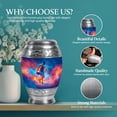 thumbnail image 3 of SABURIAL Basketball Adult Cremation Urn - Unique Urn for Human Ashes - 10 Inch - Large with Velvet Bag - Memorial Ashes - Human Remains Urns - Adult Large Urns for Male & Female, 3 of 7