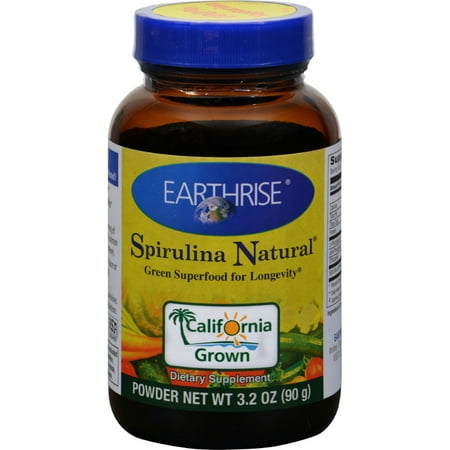 Earthrise spiruline poudre naturelle - 3,2 oz