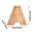 thumbnail image 4 of Wooden Letter A Piggy Bank - Creative Alphabet Storage Bank Wooden Money Box Money Jar Coin Box Letter Decor Bank Birthday Halloween Christmas Gift for Family Friends, 4 of 4