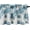 Blue Leaf, variant on Boho Curtain Valances, Country Rustic Yellow Geometric Printed Window Topper Treatment, Rod Pocket Short Drapes for Kitchen Basement Cafe Closet, 52 x 18