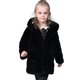 thumbnail image 2 of Gibobby Chamarra de manga larga para bebéChaqueta para niñas pequeñas, moda de otoño e invierno, chaquetas con bolsillos y cuello de lana para niños pequ(Negro, 6-12 Meses), 2 of 5