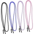 thumbnail image 2 of SLGHLSAHG 8 Pcs leather lanyard face mask black adjustable eyeglasses leather eyeglass chain leather glasses strap Eyeglass Holder Strap glasses cord neck strap Glasses frame glasses chain A10797, 2 of 8