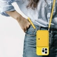 thumbnail image 5 of For Iphone 14 Pro Max Crossbody Lanyard Wallet Card Bag Phone Case(Yellow),iPhone 15 Pro, 5 of 5
