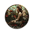 thumbnail image 3 of Adorno colgante de hada, de , decoración de , placa decorativa plana 2D, decoración de pared, navideña para el hogar, porche y jardín. Estilo C, 3 of 8