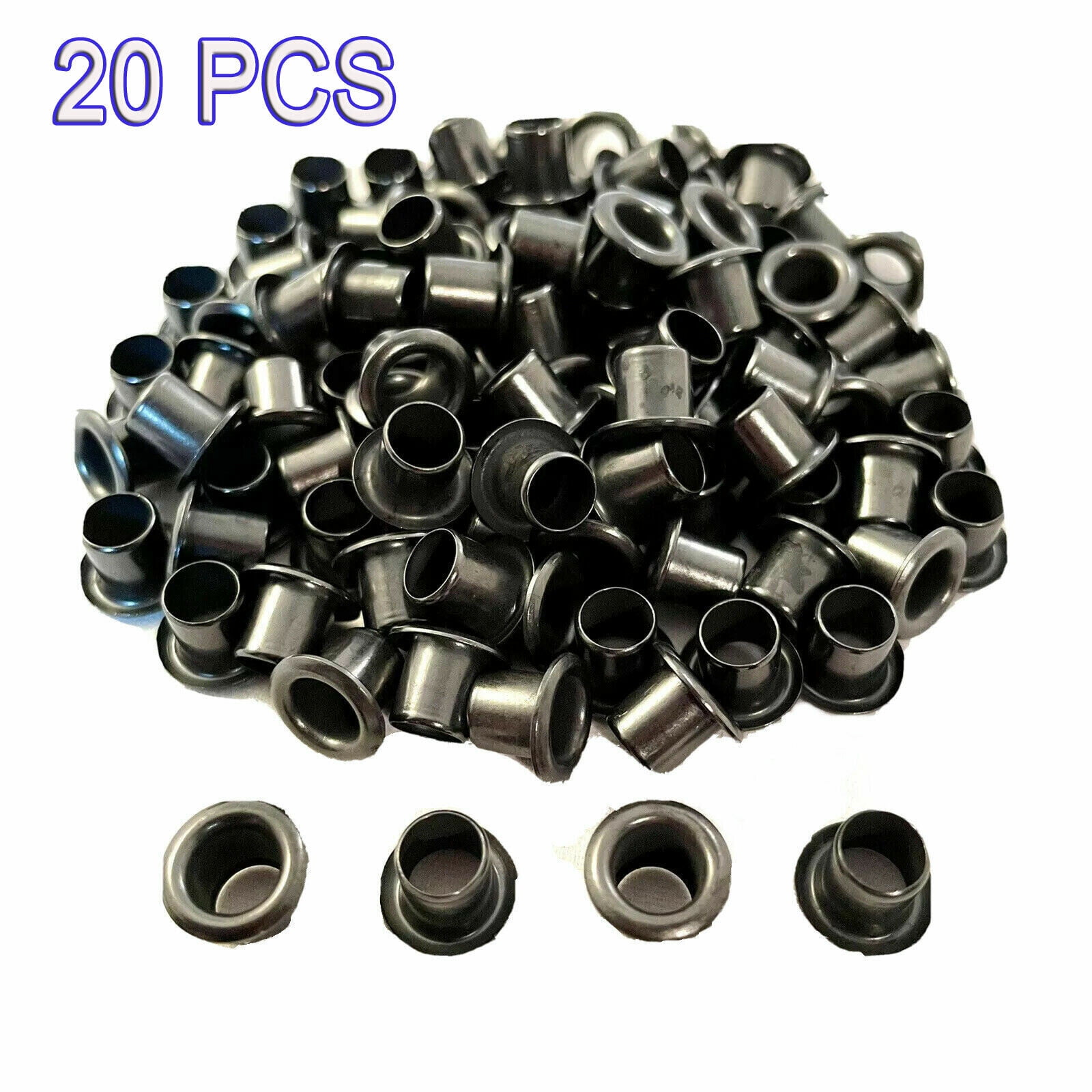 20/60/100PC #8-8 1/4 Black Rivets Eyelets Holster Sheath Hardware