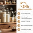 thumbnail image 3 of QARUN Upgraded Moth Traps,Double Potent Pantry & Clothes Traps,No Toxic & Odorless Meal Moth Trap,Organic Sticky Moths Balls Repellent with Lure for Closet,Kitchens - 8 Pack, 3 of 6