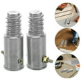 thumbnail image 2 of 1 Set Threaded Tips Replacement for Extension Poles Repairing Push Broom Handle Threaded End for Wood or Metal Poles Silver 19 MM, 2 of 8