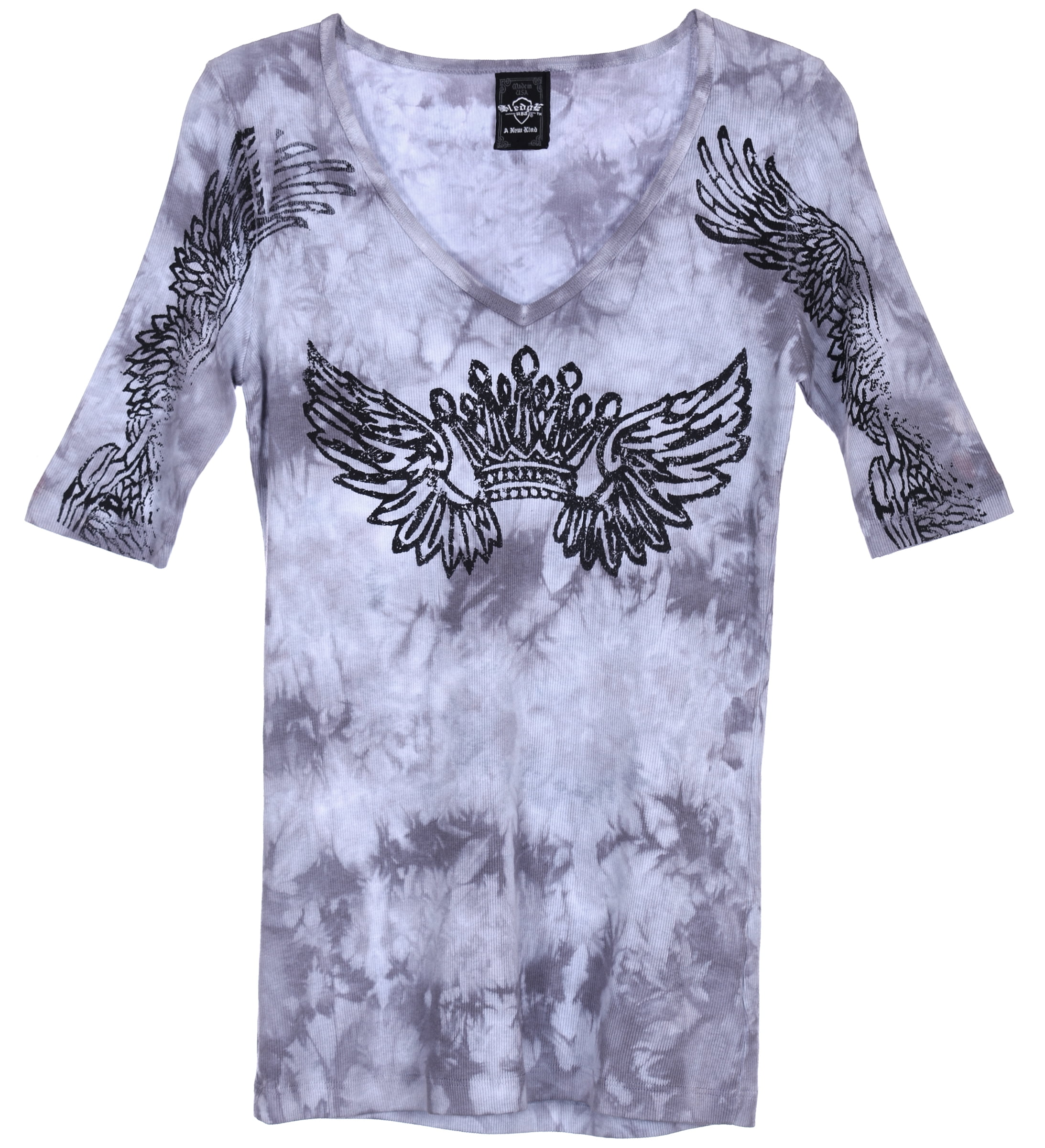 Sledge Usa Sledge USA Made Women's Scoop Neck Half Sleeve Casual